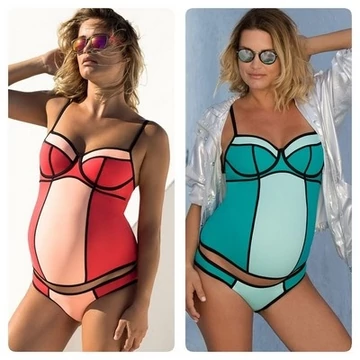 Rosy sportos kismama tankini CacheCoeur menta xs menta