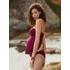 Kismama fürdőruha, tankini lila CacheCoeur Bloom s lila